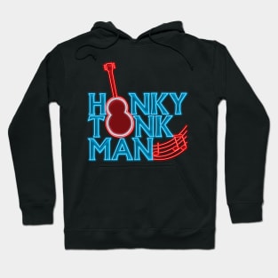 Honky tonk man neon bg Hoodie